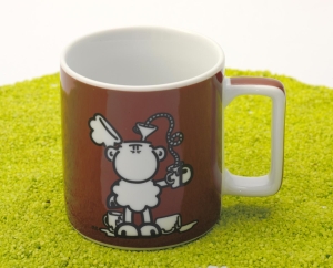Tasse Porzellan Wortheld Kaffee 450 ml