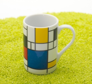 Mini Espresso Porzellan Hommage to Mondrian - Small Fragments 90ml