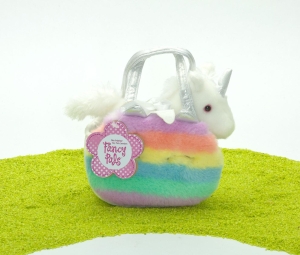 Fancy Pals Plüschtier Rainbow Einhorn in der Tasche 20,5cm