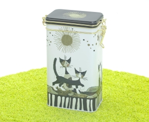 Vorratsdose mit Verschluss Kaffee Tee Wachtmeister - Cats Sepia
