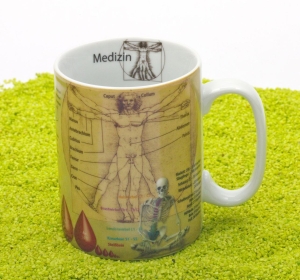 Wissensbecher Porzellan Medizin 490ml