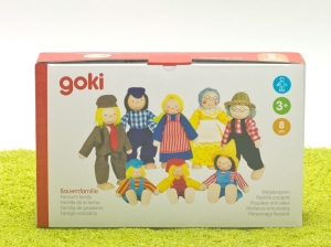 Biegepuppen Bauernfamilie