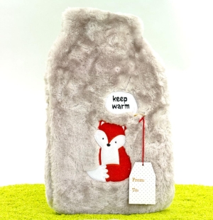 Wärmflasche mit kuscheligem Überzug Fuchs Keep Warm