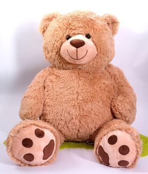 Plüschtier Teddybär beige 100 cm