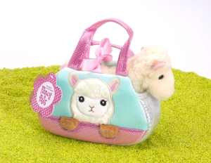Fancy Pals Plüschtier Alpaca in der Tasche 20,5cm