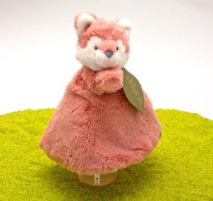 ebba Eco Schmusetuch aus Plüsch Francis Fuchs in rot