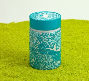 Teedose Case Côte d'Azur rund turquoise 150g