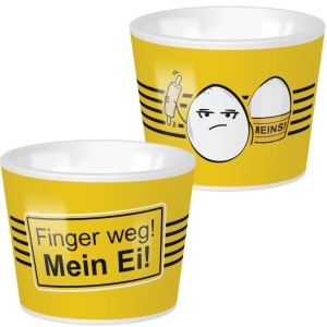 Eierbecher aus Porzellan Finger weg!