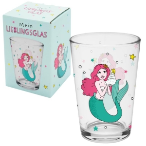 Kinder Trinkglas Meerjungfrau 200ml
