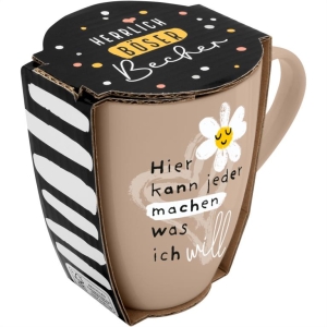Becher Porzellan Herrlich böser Becher Machen 350ml