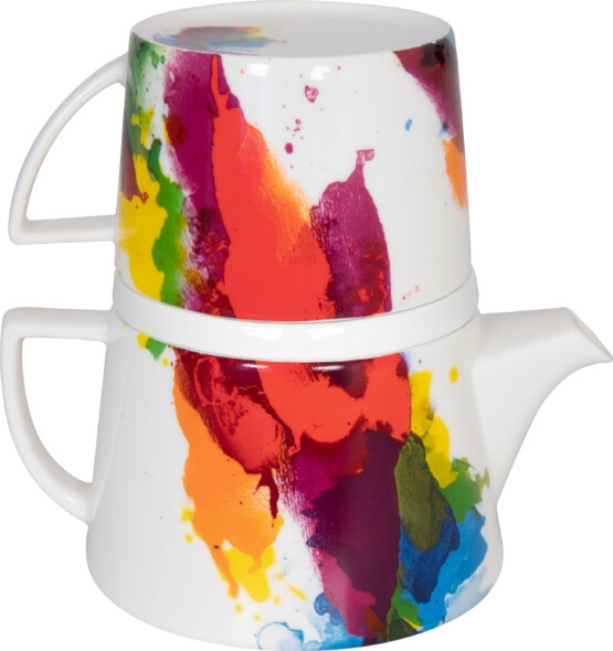 Tea for me -Tea for one Set On Colour Flow