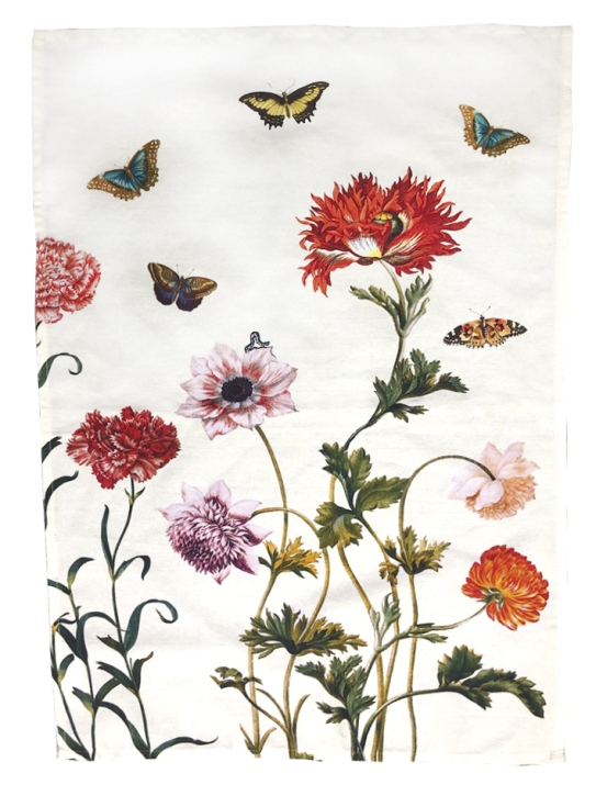 Geschirrtuch Küchentuch art design Maria Sibylla Merian Blumen