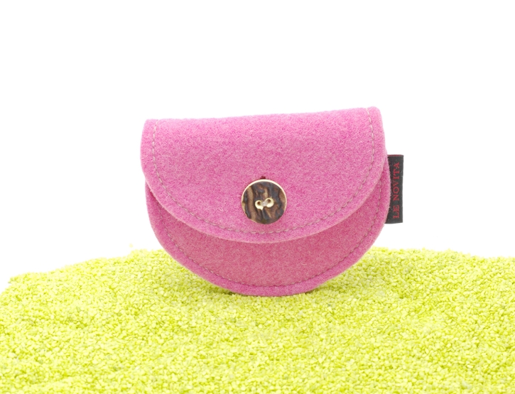 Geldbeutel Dirndltasche aus Filz in rosa
