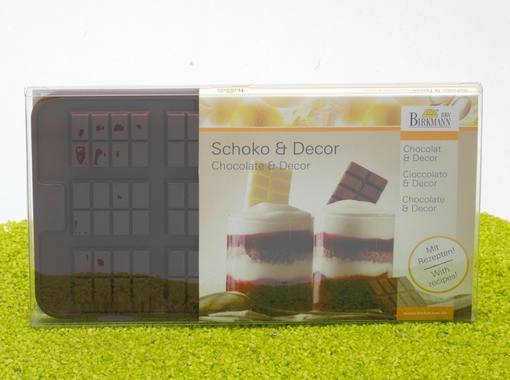 Silikon Matte Schoko & Dekor Chocolate Bars