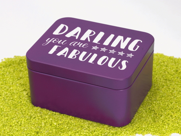 Geschenkbox Colour Splash - Darling 12 x 10 x 6 cm