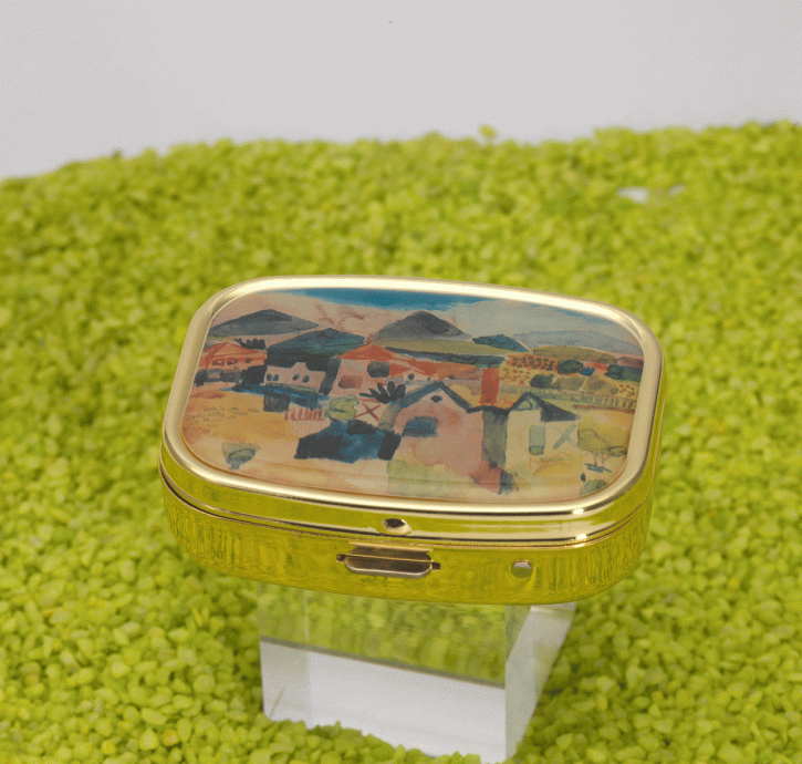 Pillendose eckig Paul Klee - Ansicht St.Germain