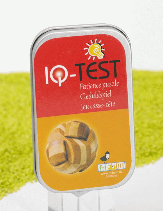 IQ Test Bambus Puzzle in der Dose Ball