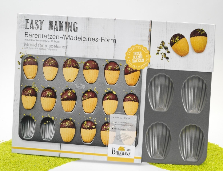 Easy Baking Bärentatzen & Madeleine Form 45 x 28 x 1,5 cm