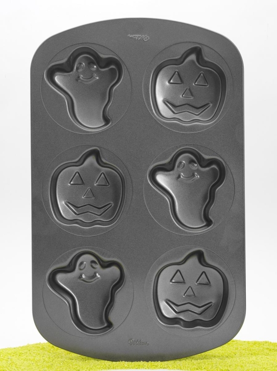 6er Backformenverband Mini Ghost & Jack O Lantern 26 x 42 cm