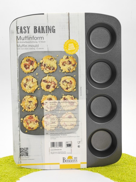 Easy Baking 12er Backformenverband Muffin 37x26cm