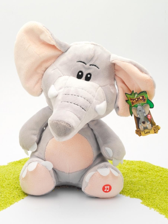 Plüschtier Elefant Lara mit Geräusch