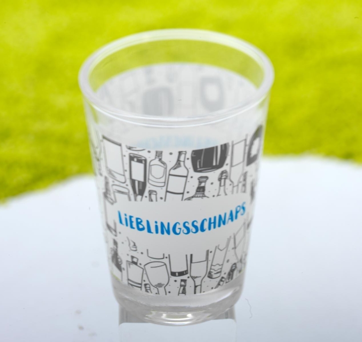 Schnapsglas Lieblingsschnaps 6cl