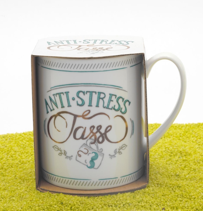 XL Tasse Porzellan Anti-Stress Tasse 600 ml