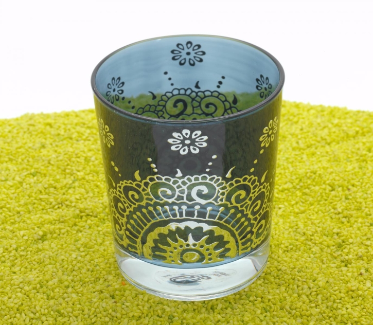 Teelicht Teeglas Dilek 250 ml in schwarz
