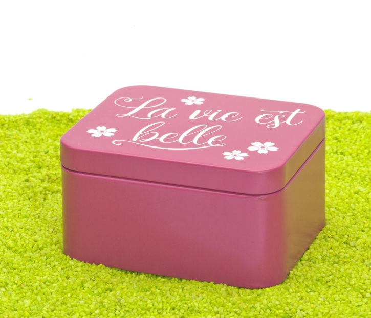 Geschenkbox Colour Splash - La vie est belle 12 x 10 x 6 cm