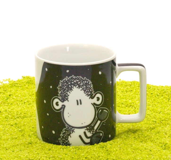 Tasse Porzellan Wortheld Tschüss 450 ml