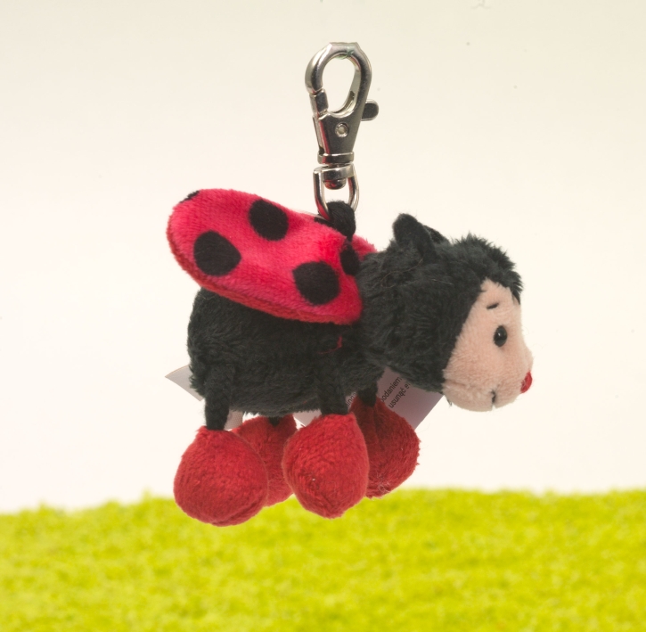 Schlüsselanhänger mit Karabinerhaken Marienkäfer Bolle 10cm