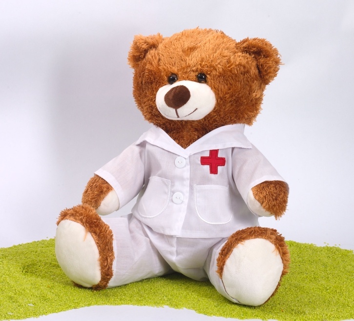 Plüschtier Teddybär Doktor 33 cm