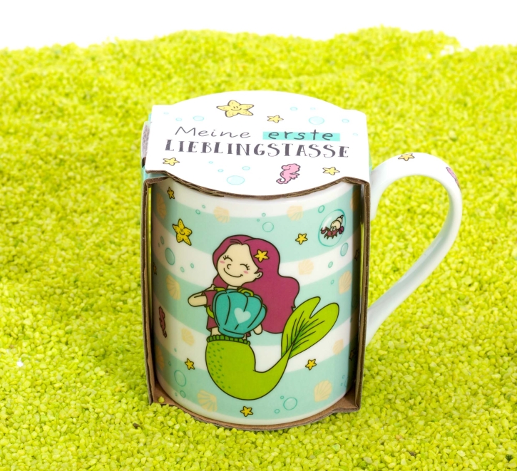 Kinder Tasse Porzellan Meerjungfrau 200 ml