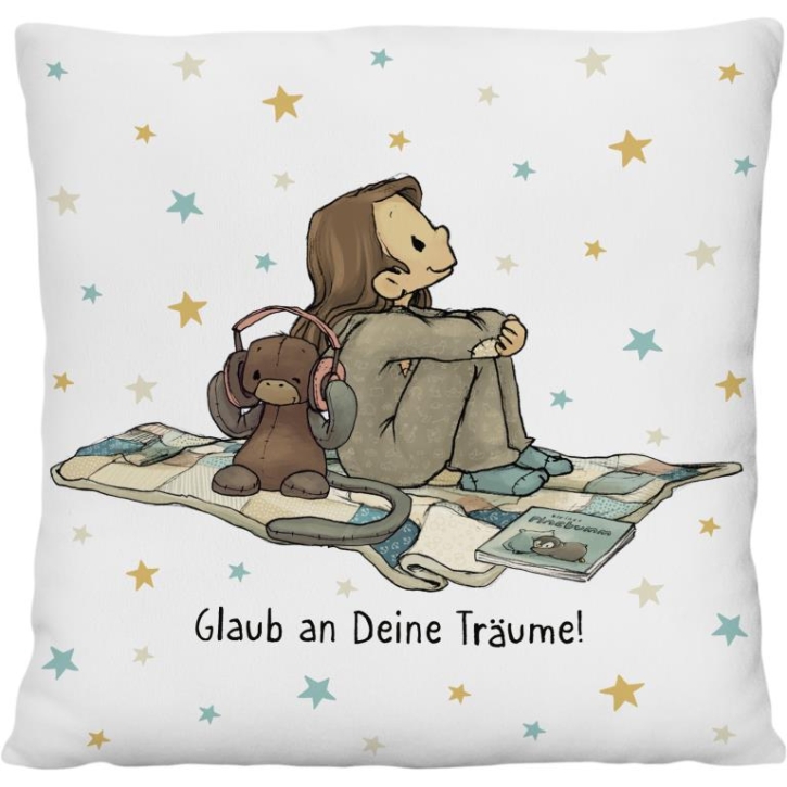 Kissen aus Plüsch Anouk