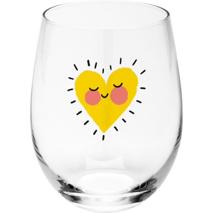 Trinkglas Herzen 600ml