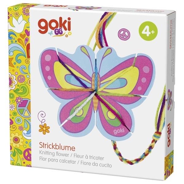 Strickschmetterling bunt