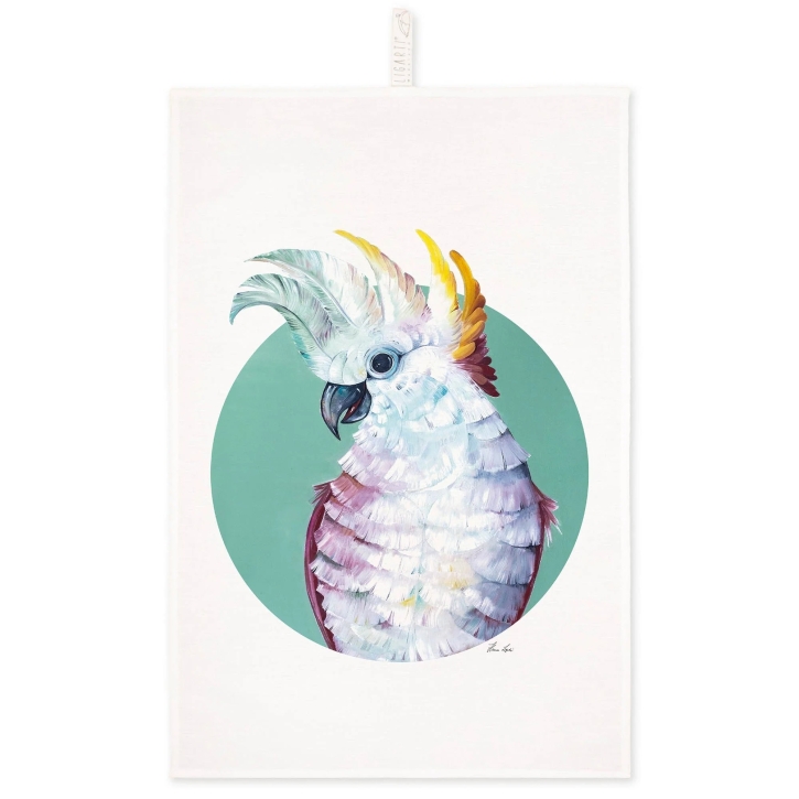 Geschirrtuch Küchentuch Kakadu (Vogel) 50 x 70 cm