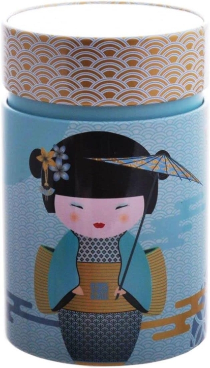 Teedose Case New Little Geisha rund petrol 150g