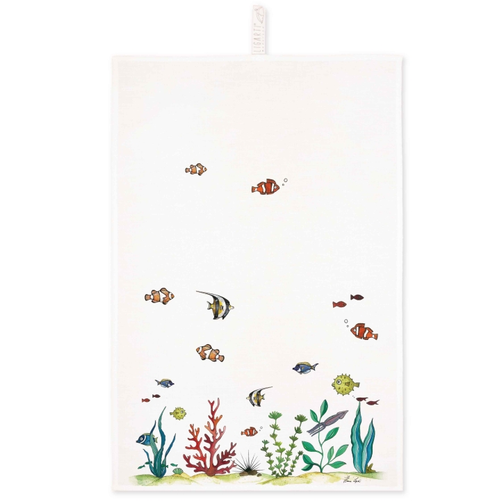Geschirrtuch Küchentuch Unterwasserwelt 50 x 70 cm