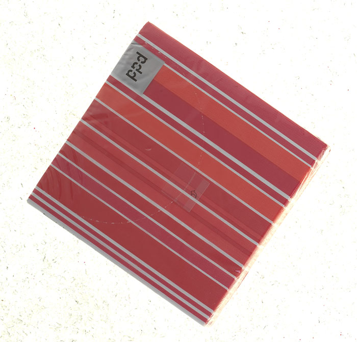 papierservietten strip red