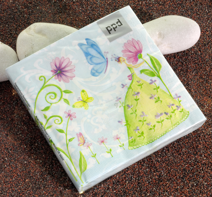 papierservietten flower fairy